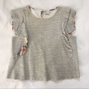 S Anthropologie 9-H15 StCL Striped Blouse